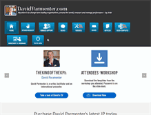 Tablet Screenshot of davidparmenter.com